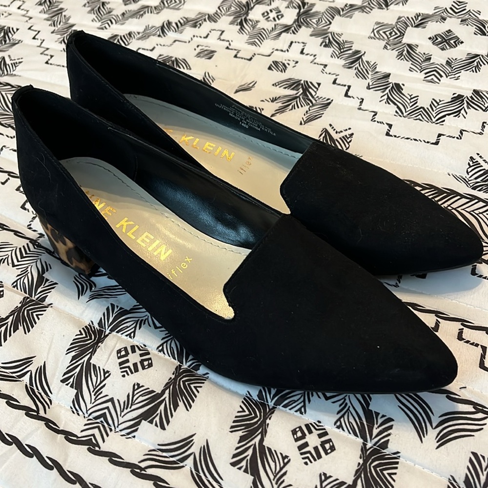 Anne Klein Leopard Print Heel Shoes Size 9.5 - Picture 4 of 10